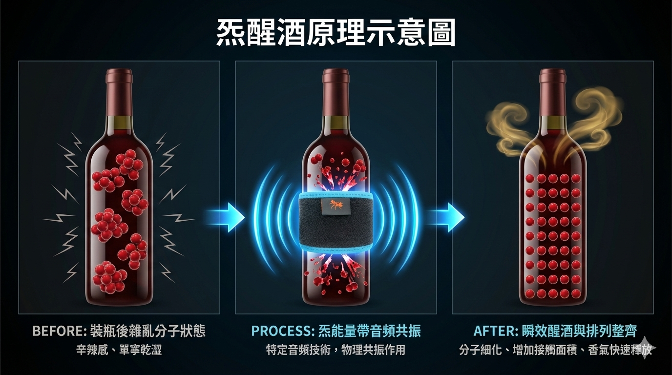 炁醒酒原理示意圖